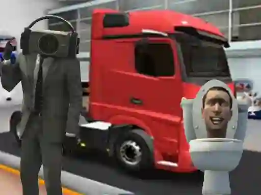 Spill Truck Simulator Skibidi Toilet online