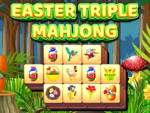 Spill Easter Triple Mahjong online