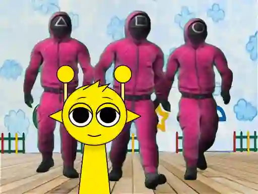 Spill Sprunki in Squid Game Chamber online