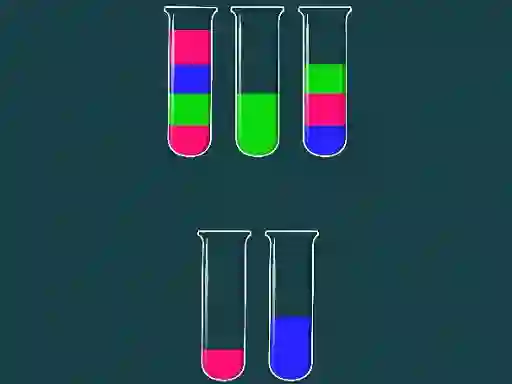Spill Water Sorting Color in the bottle online