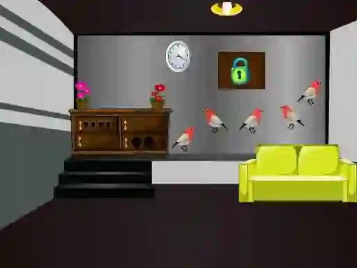 Spill Grey Checked Room Escape online