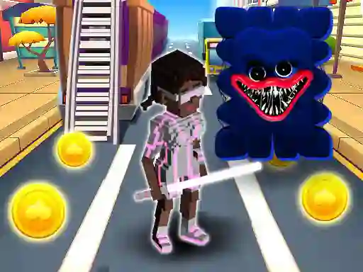 Spill City Runner 3D.io online