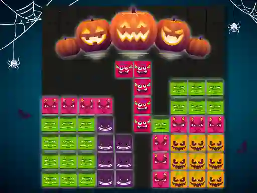 Spill Blocks Puzzle Halloween online