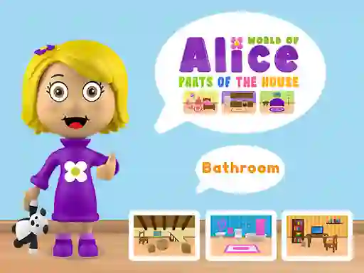 Spill World of Alice Parts of the House online