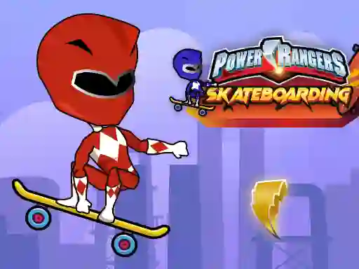 Spill Power Rangers Skateboading online