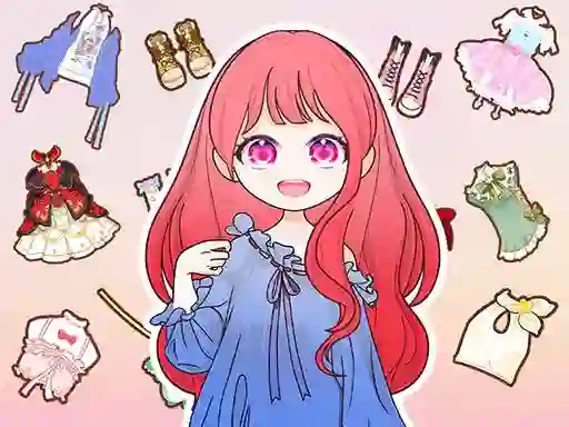 Spill Dress Up Sweet Doll online