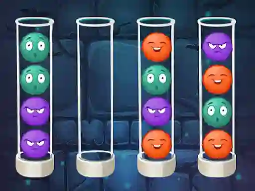 Spill Fluffy Balls - Sorting online