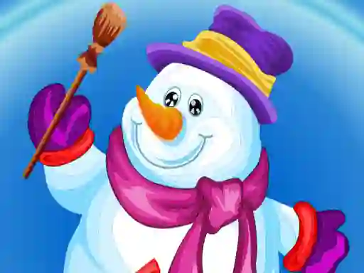 Spill Snowman Dress up online
