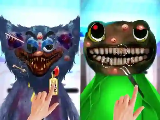 Spill Huggy ASMR Monster Makeover online