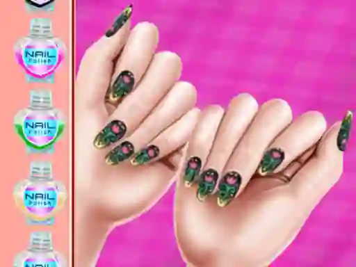 Spill Royal Theme Nail Art DIY online