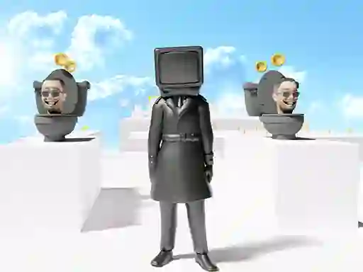 Spill Skibidi Toilet Parkour run online
