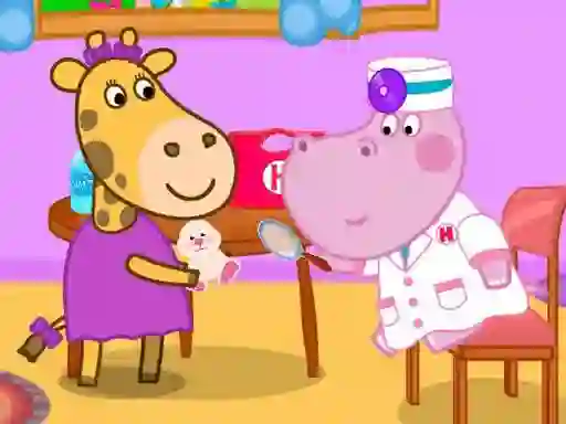 Spill Hippo Toy Doctor Sim online