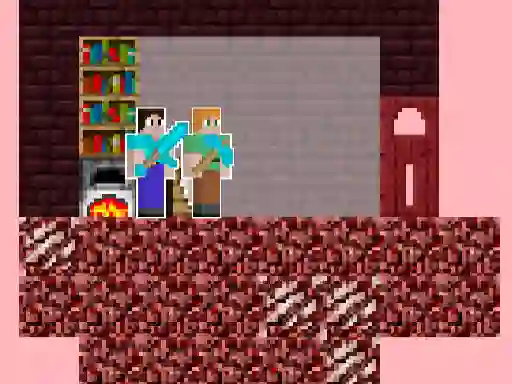 Spill Alex and Steve Nether online