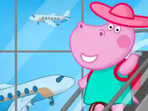 Spill Hippo Family Airport Adventure online
