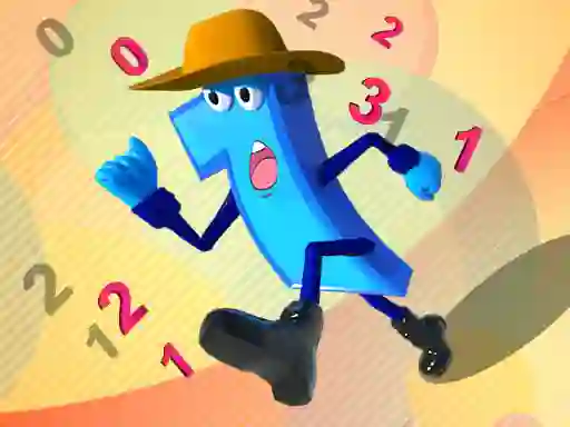 Spill Number Run 3D online