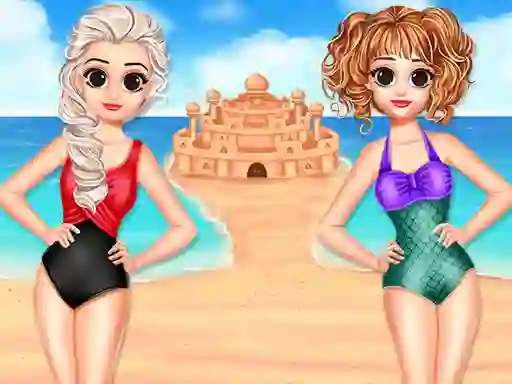 Spill Princess Summer Sand Castle online