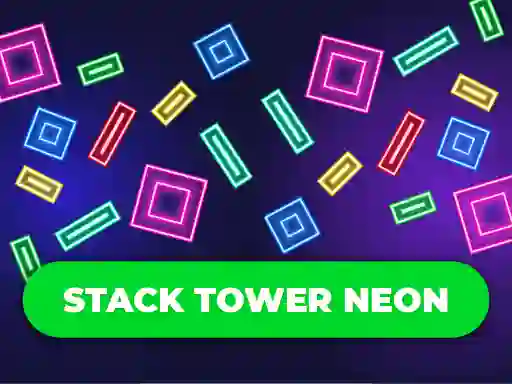Spill Stack Tower Neon: Keep Blocks Balance online
