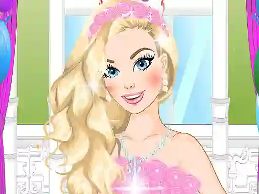 Spill Barbie Birthday Dressup online