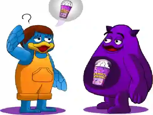 Spill Grimace Monster Dop Story online