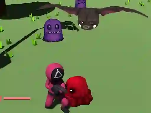 Spill Squid Warrior Adventure online