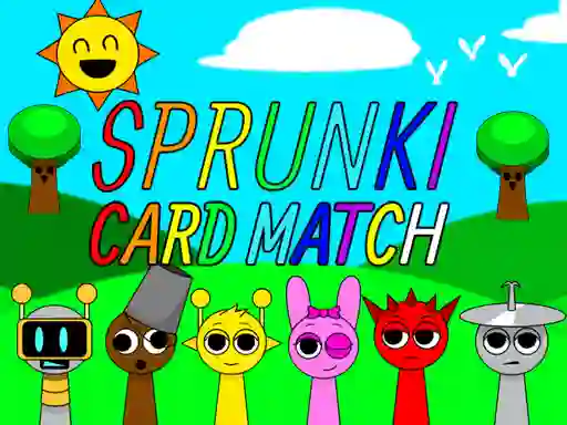 Spill Sprunki Card Match online