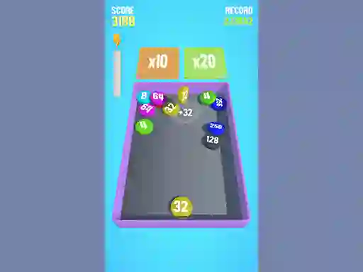 Spill Draughts 2048 online