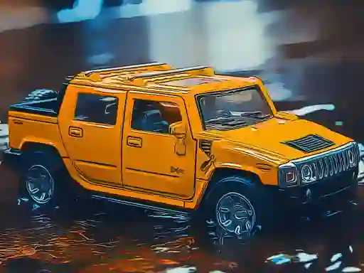 Spill Hummer Jeep Puzzle online