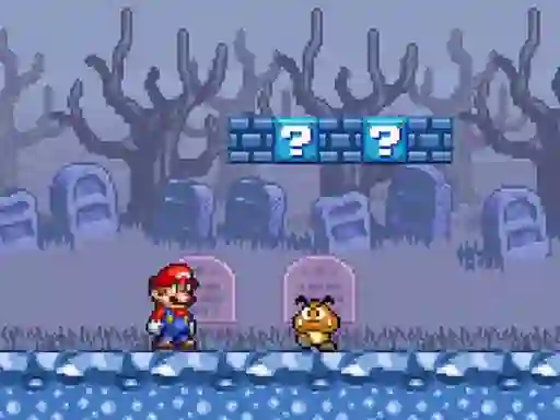 Spill Super Mario Bros Star Scramble 2 Ghost island online
