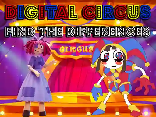 Spill Digital Circus Find The Differences online