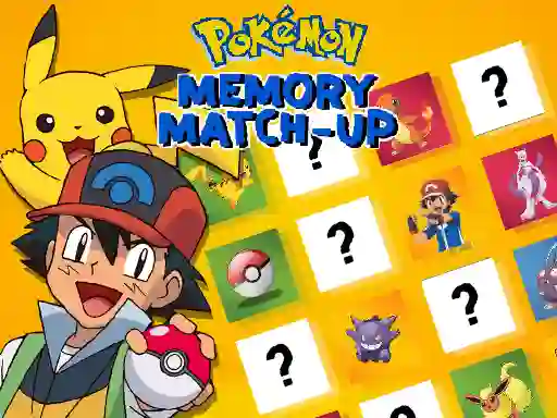 Spill Pokemon Memory Match-Up online