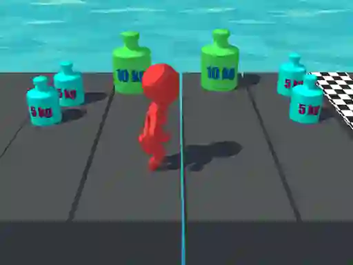 Spill Weight Puzzle 3D online