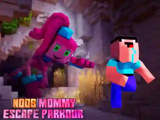 Spill Noob Mommy Escape Parkour online