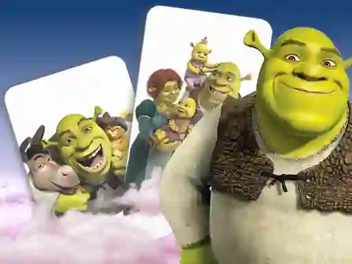 Spill Shrek Memory Card Match online