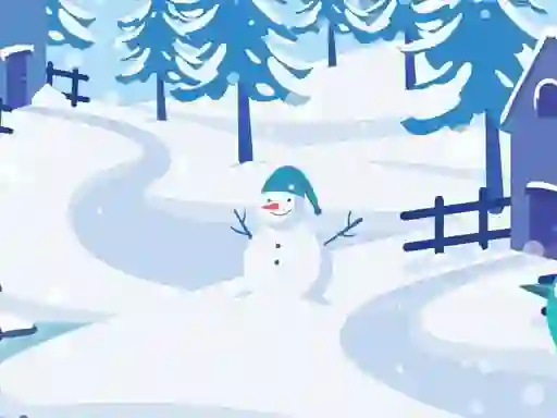 Spill Happy Snowman Hidden online