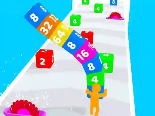 Spill Cube Stack 2048 online