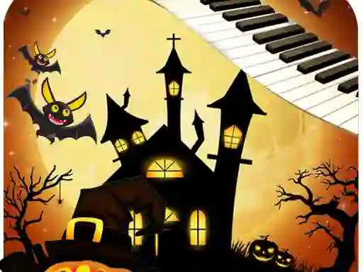 Spill Halloween Piano Tiles online