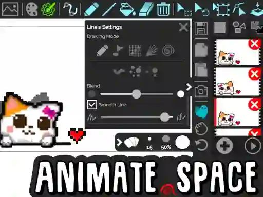 Spill Animate Space online