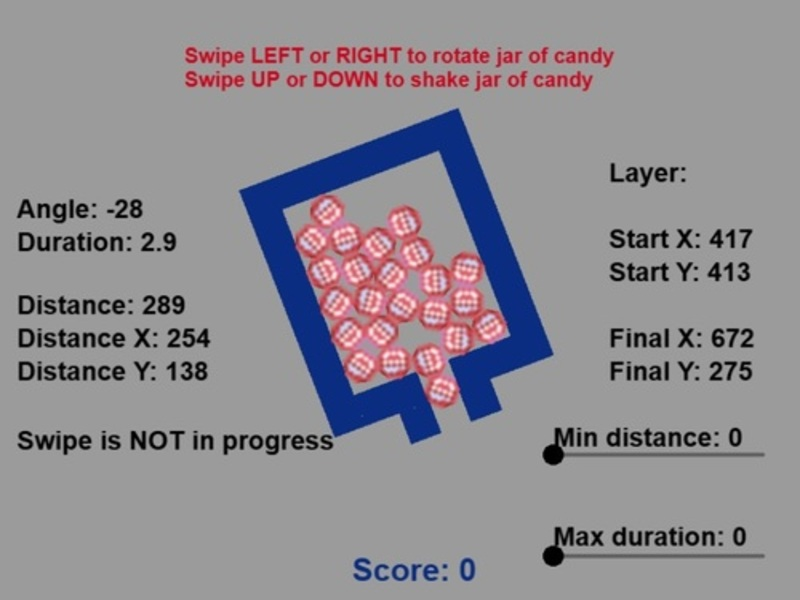 Spill Candy Shake Shake Gravity Puzzle online