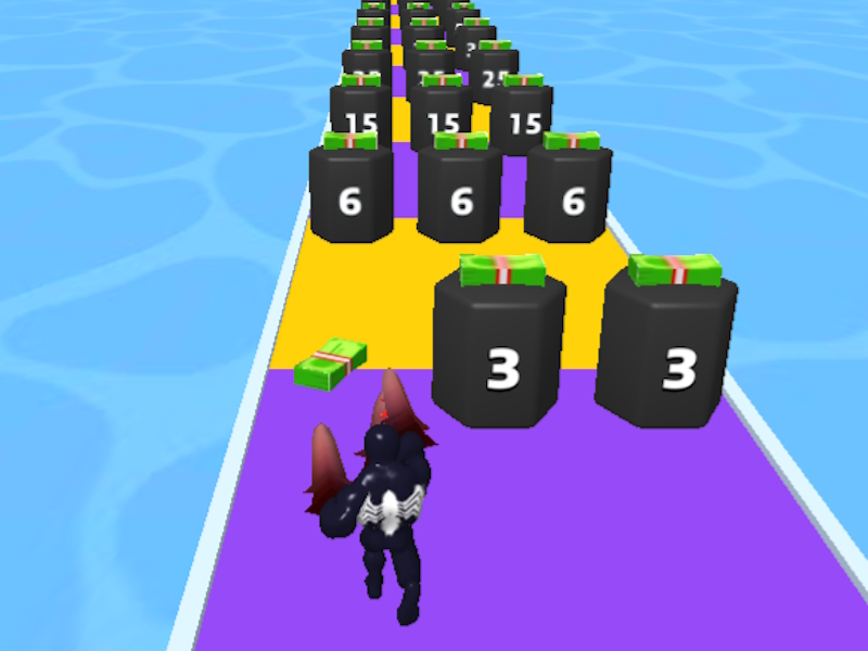 Spill Venom Run 3D online
