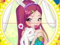Spill Winx Bunny Style: Round Puzzle  online