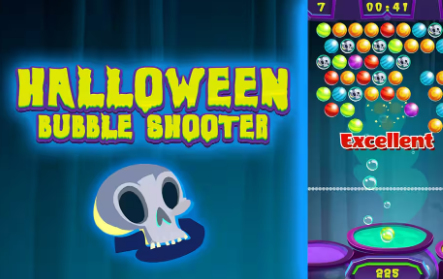 Spill Halloween Bubble Shooter online