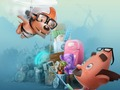 Spill Dr. Atom og Quark Scrappy Dog online