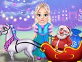 Spill Lille Elsa Ren julevogn  online