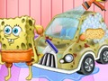 Spill SpongeBob bil rengjøring  online