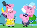 Spill Peppa Pig: Familiedress Up online