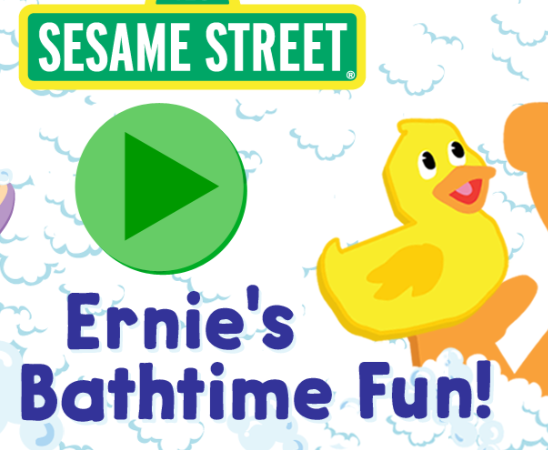 Spill 123 Sesam Street: Ernies Bathtime Fun  online