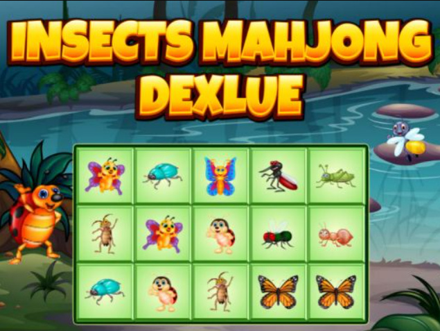 Spill Insekter Mahjong Deluxe online