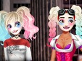 Spill Harley Quinn hår- og sminkestudio  online