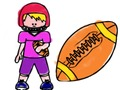 Spill Fotball Coloring Book  online