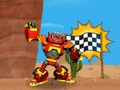Spill Flash og mirakelbiler: programkode for robotracere  online